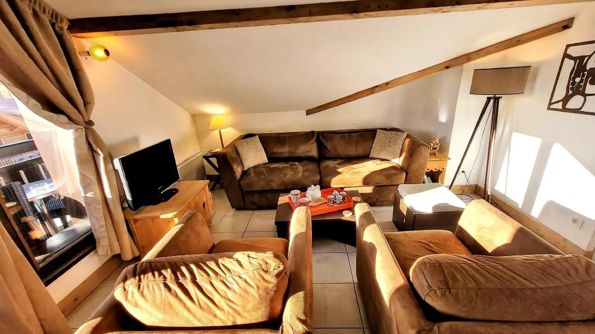 Bel Appartement 3 Chambres Avec Balcon & Parking Aux Gets - Fr-1-598-182 Les Gets